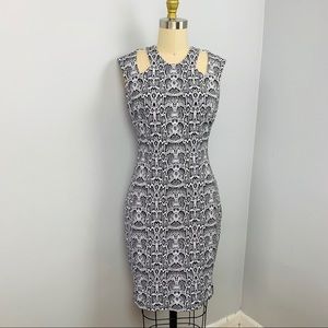 Cache Python Print Bodycon Dress